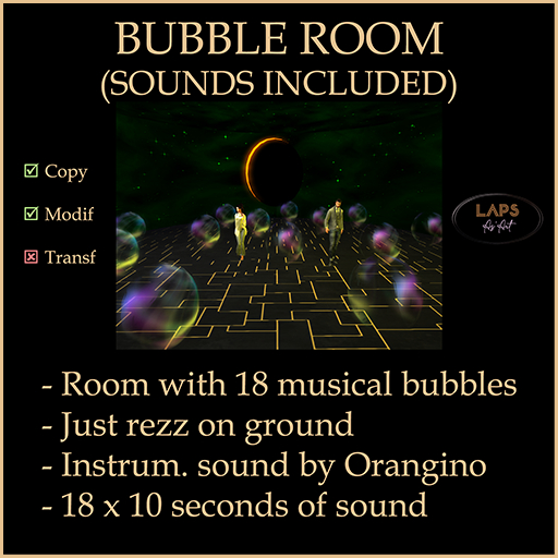 Second Life Marketplace Bubble Room